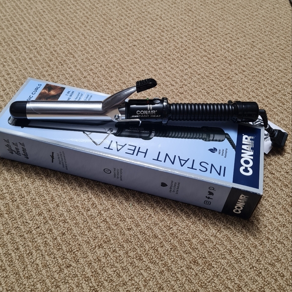 Conair Instant Heat Curling Iron; 1 Inch 30 Second Heat Up New - Picture 2 of 6